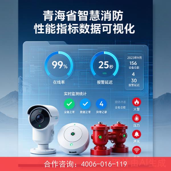 海北海晏县万霖养老机构智慧消防应用
