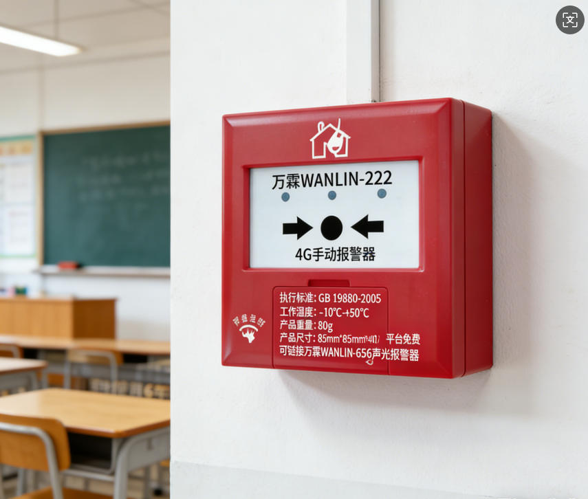 寿光4G手报智慧消防部署工程 寿光万霖4G手报消防报警应用