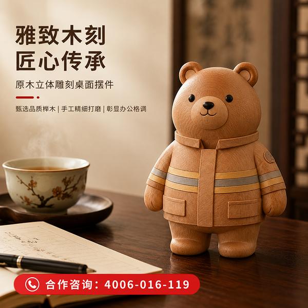 石家庄栾城区消小熊消防IP部署方案:万霖消防助力石家庄消小熊IP宣传升级 石家庄地下万霖消小熊消防IP应用